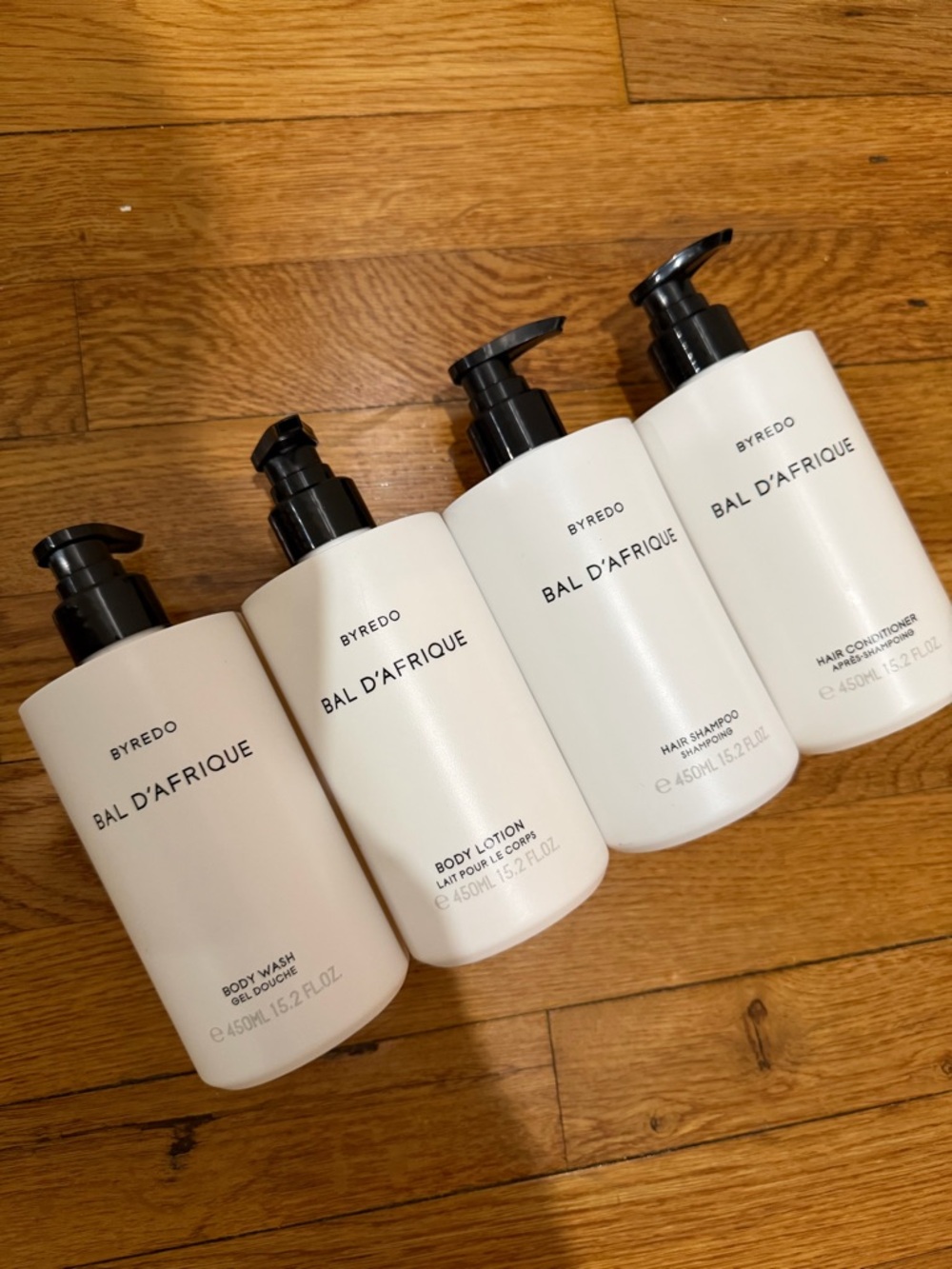 Byredo BAL D’AFRIQUE 4 piece body wash, lotion, shampoo & conditioner - Picture 2 of 2